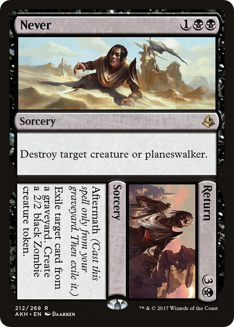 Never // Return – Amonkhet (Magic: The Gathering)
