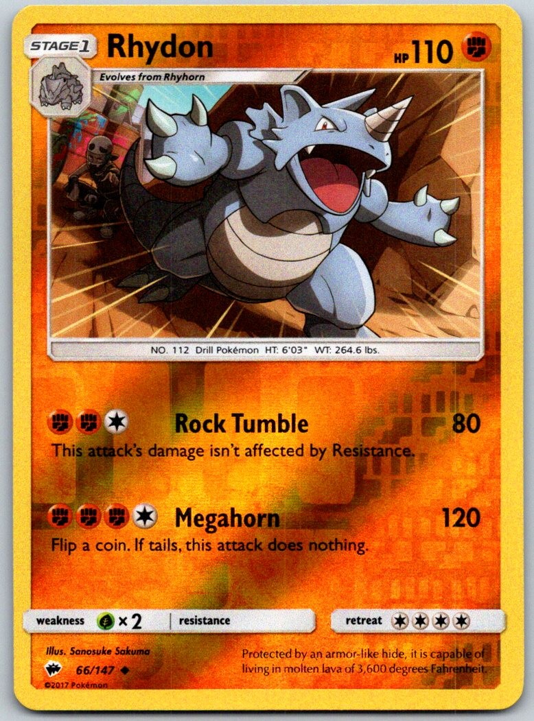 Rhydon – SM - Burning Shadows (Pokemon)