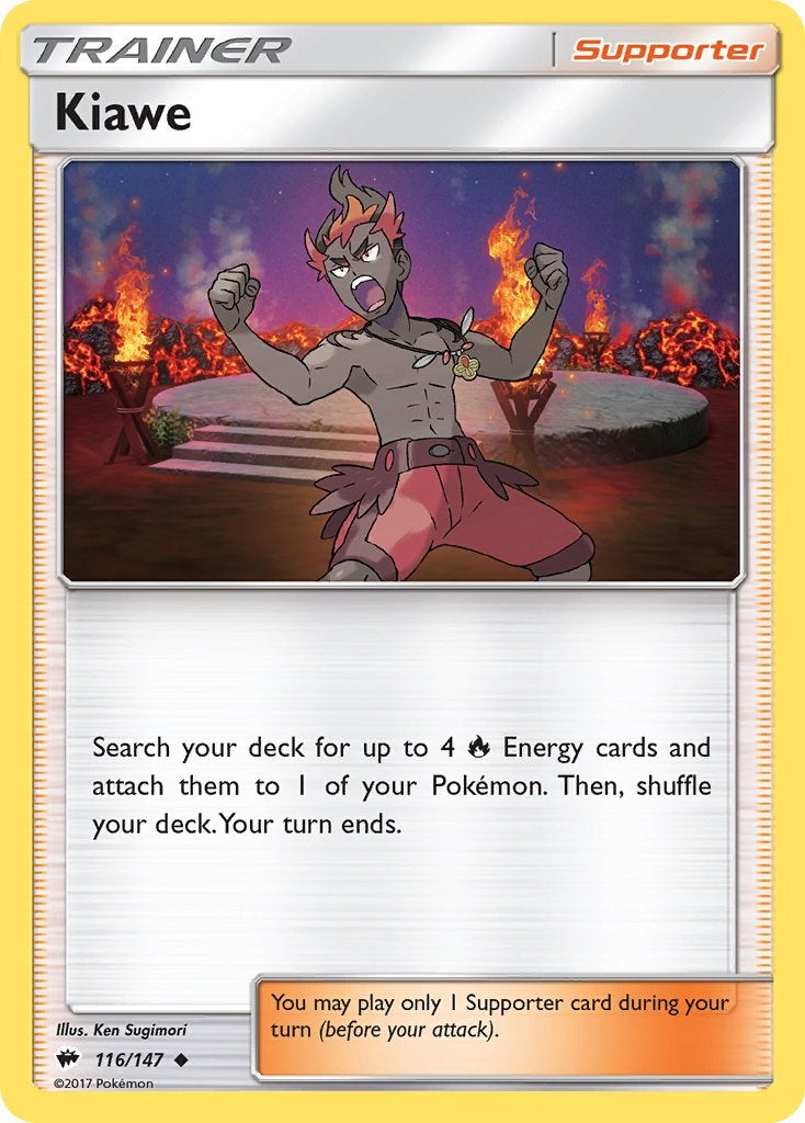 Kiawe – SM - Burning Shadows (Pokemon)