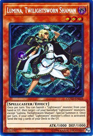 Lumina, Twilightsworn Shaman – Code of the Duelist (YuGiOh)