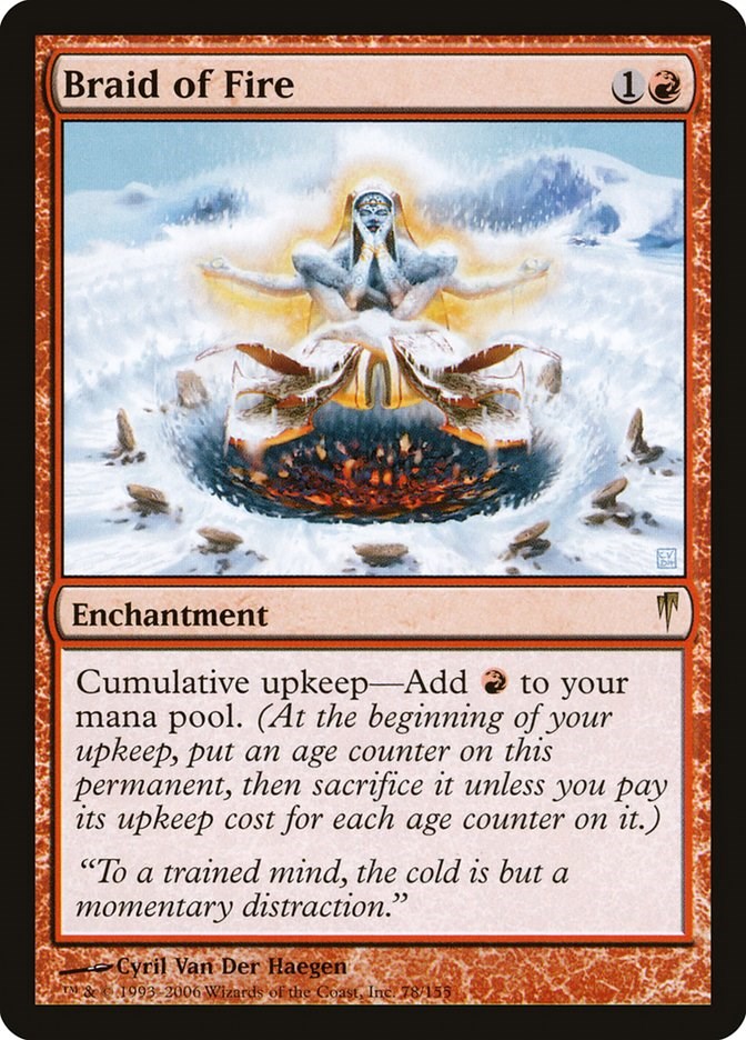 Braid of Fire – Coldsnap (Magic: The Gathering)