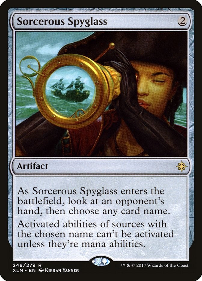 Sorcerous Spyglass – Ixalan (Magic: The Gathering)