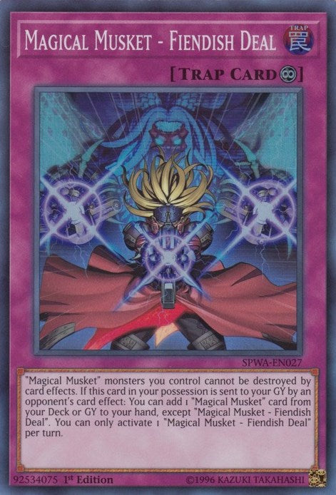 Magical Musket - Fiendish Deal – Spirit Warriors (YuGiOh)