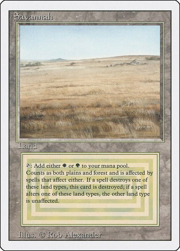 Savannah - Revised Edition - Heavily Played