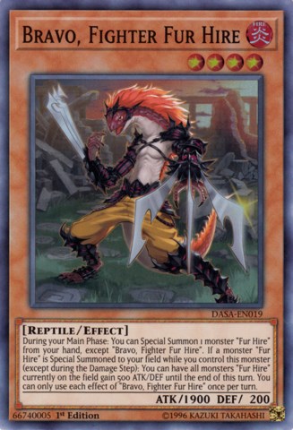 Bravo, Fighter Fur Hire – Dark Saviors (YuGiOh)