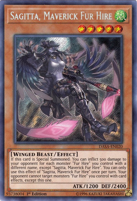 Sagitta, Maverick Fur Hire – Dark Saviors (YuGiOh)