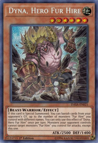 Dyna, Hero Fur Hire – Dark Saviors (YuGiOh)