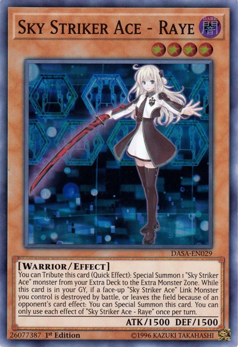 Sky Striker Ace - Raye – Dark Saviors (YuGiOh)