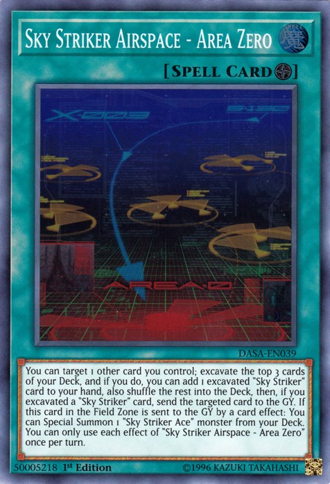 Sky Striker Airspace - Area Zero – Dark Saviors (YuGiOh)