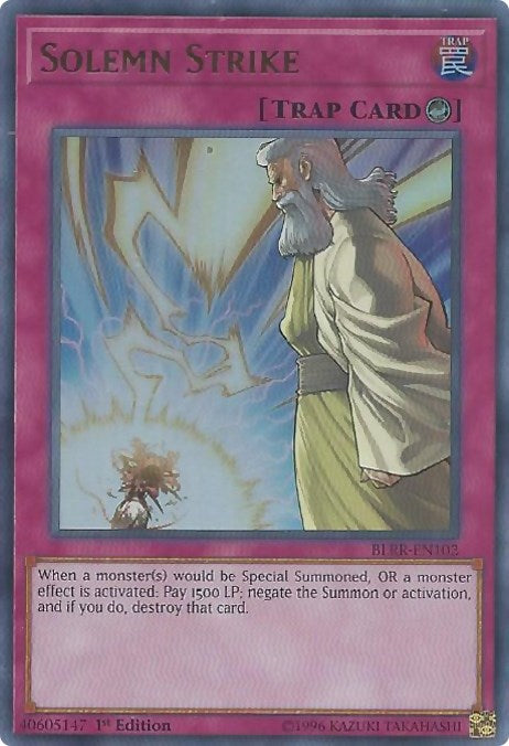 Solemn Strike – Battles of Legend: Relentless Revenge (YuGiOh)