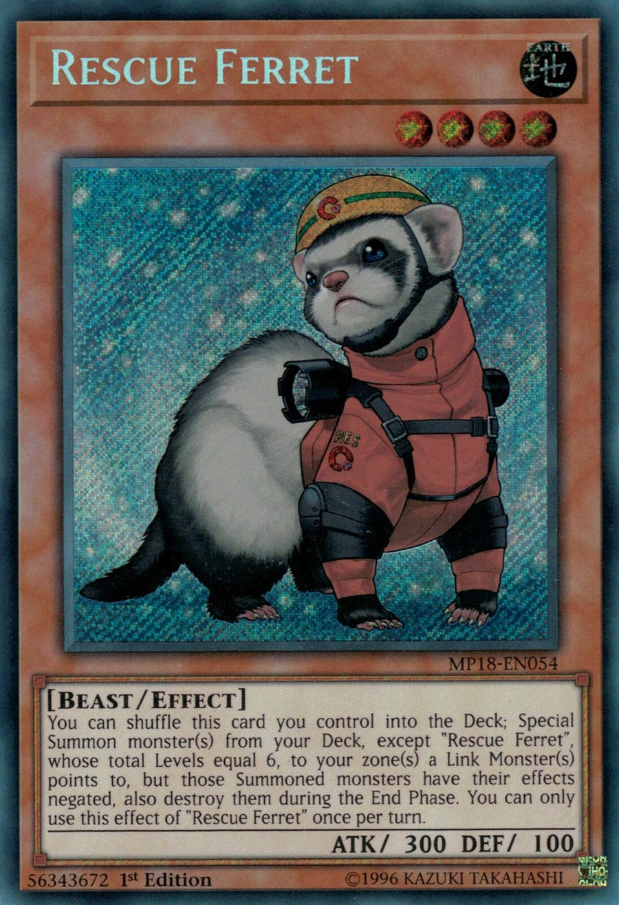 Rescue Ferret – 2018 Mega-Tins Mega Pack (YuGiOh)