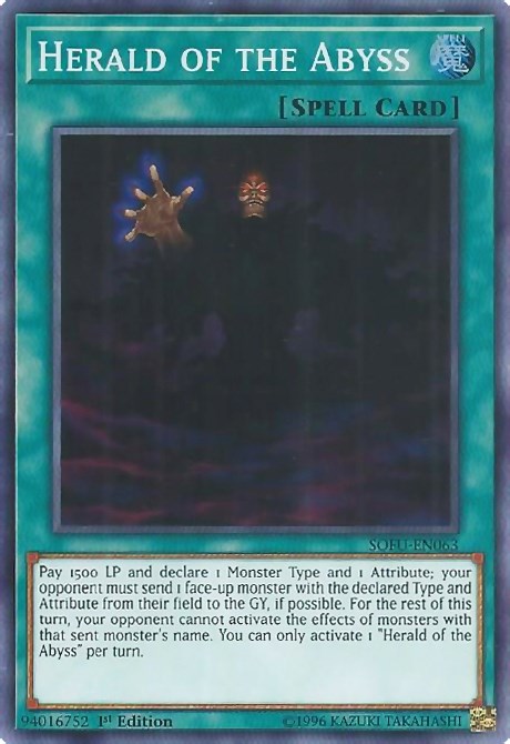 Herald of the Abyss – Soul Fusion (YuGiOh)