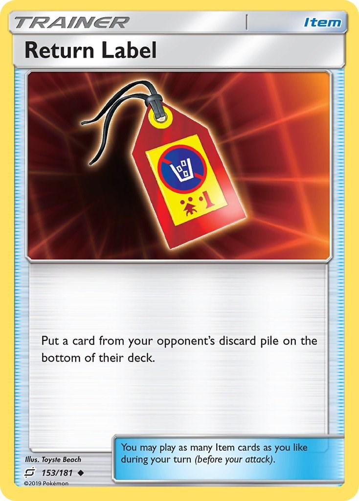 Return Label – SM - Team Up (Pokemon)