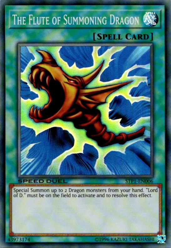The Flute of Summoning Dragon – Speed Duel: Tournament Pack 1 (YuGiOh)