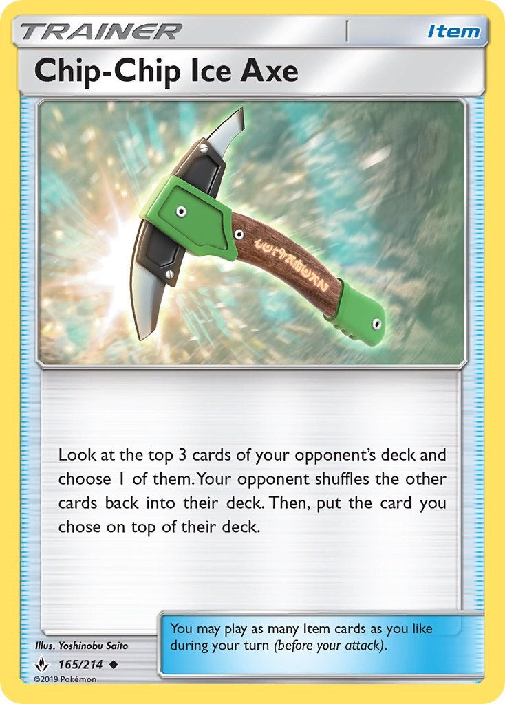 Chip-Chip Ice Axe – SM - Unbroken Bonds (Pokemon)
