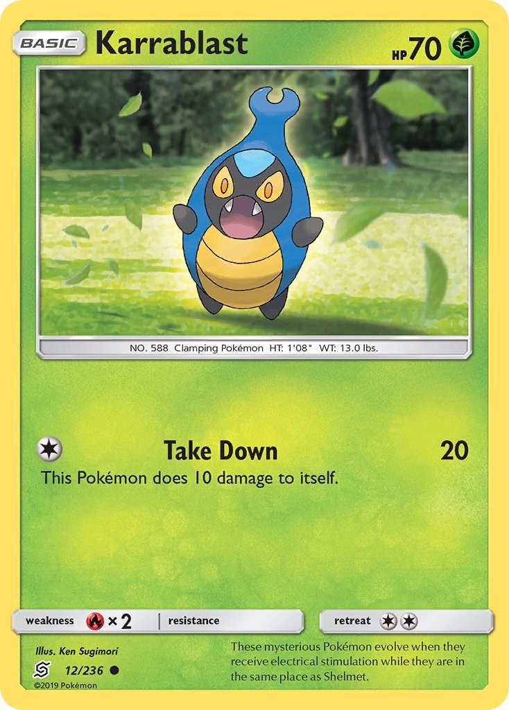 Karrablast – SM - Unified Minds (Pokemon)