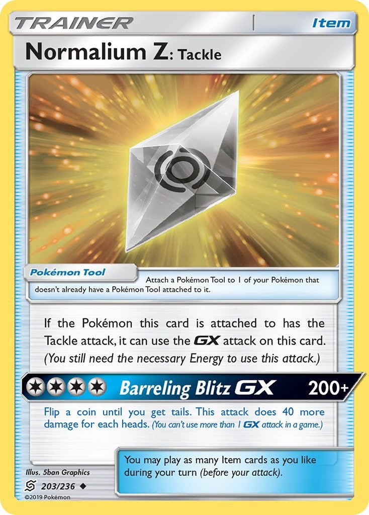 Normalium Z: Tackle – SM - Unified Minds (Pokemon)