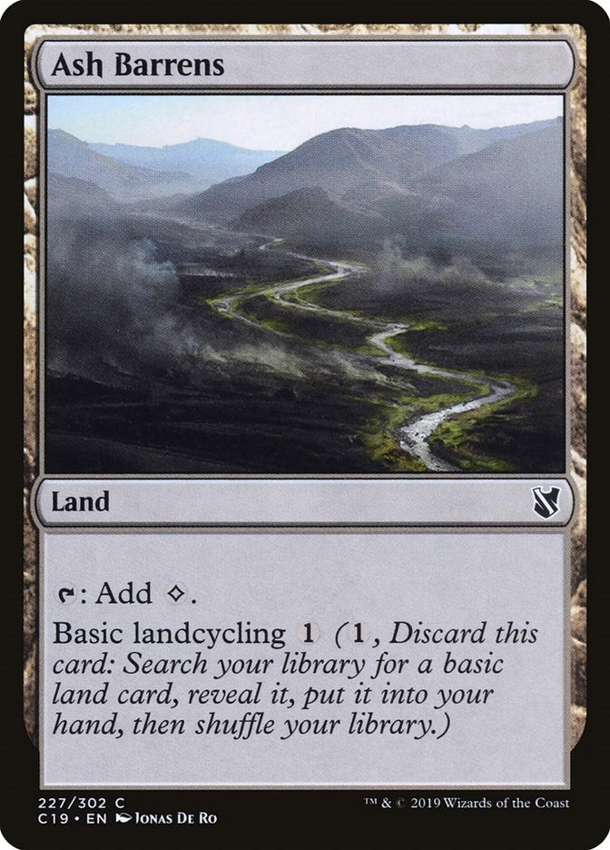 Ash Barrens – Commander 2019 (Magic: The Gathering)