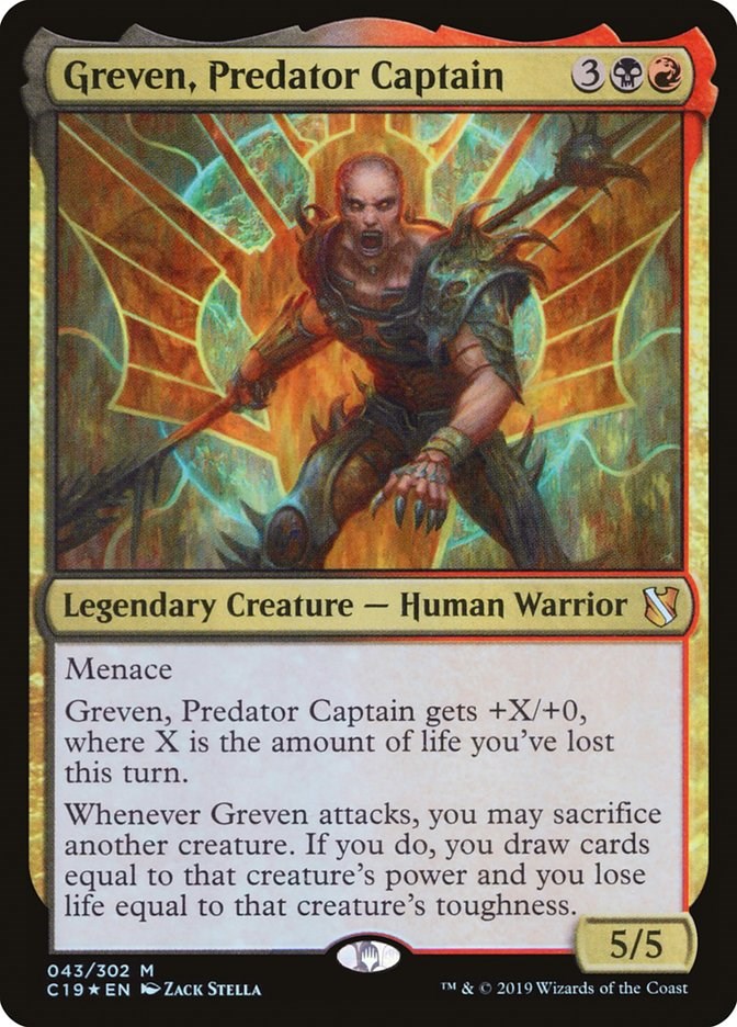 Greven, Predator Captain – Commander 2019 (Magic: The Gathering)