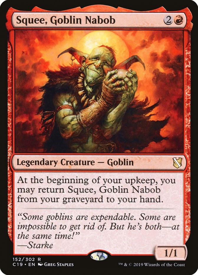 Squee, Goblin Nabob – Commander 2019 (Magic: The Gathering)