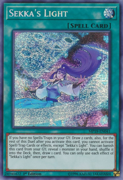 Sekka's Light – 2019 Gold Sarcophagus Tin Mega Pack (YuGiOh)