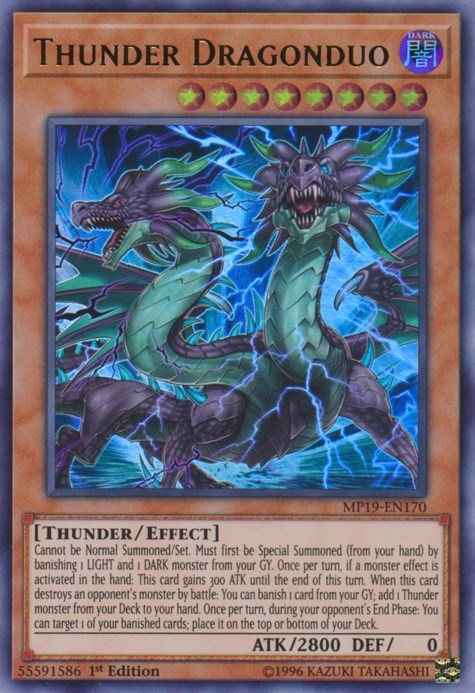 Thunder Dragonduo – 2019 Gold Sarcophagus Tin Mega Pack (YuGiOh)