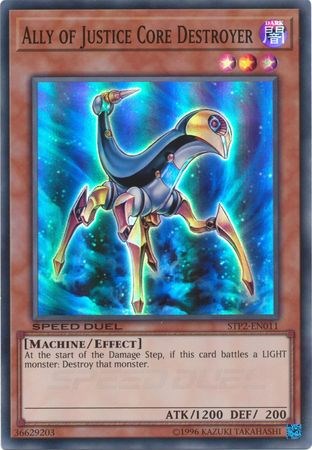 Ally of Justice Core Destroyer – Speed Duel: Tournament Pack 2 (YuGiOh)