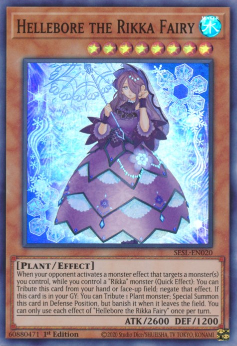 Hellebore the Rikka Fairy – Secret Slayers (YuGiOh)