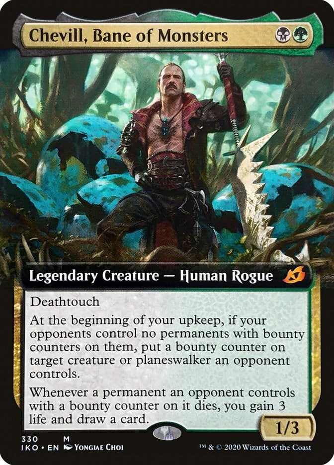 Chevill, Bane of Monsters (Extended Art) – Ikoria: Lair of Behemoths (Magic: The Gathering)