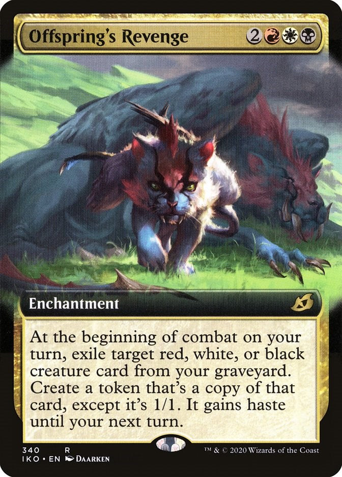 Offspring's Revenge (Extended Art) – Ikoria: Lair of Behemoths (Magic: The Gathering)
