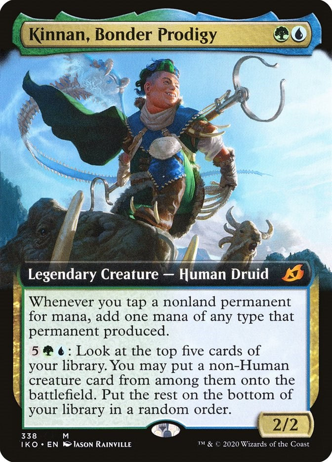 Kinnan, Bonder Prodigy (Extended Art) – Ikoria: Lair of Behemoths (Magic: The Gathering)