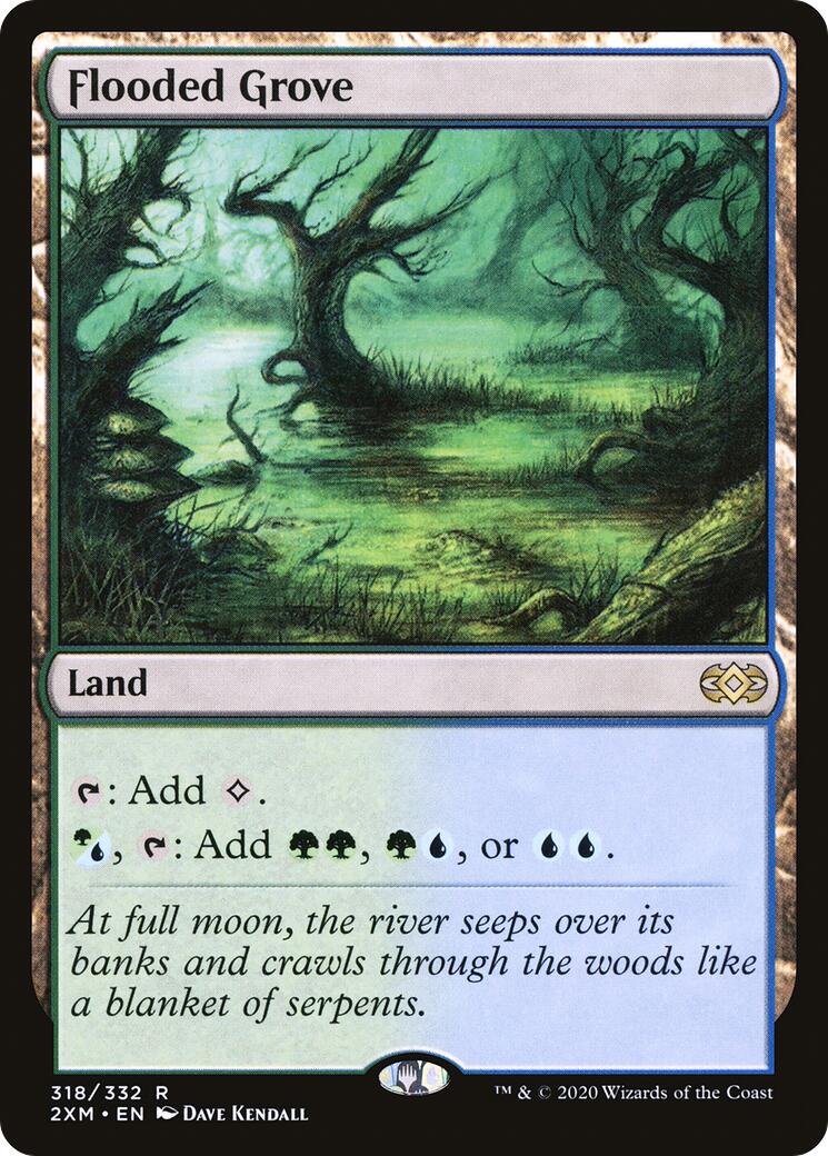 Flooded Grove – Double Masters (Magic: The Gathering)