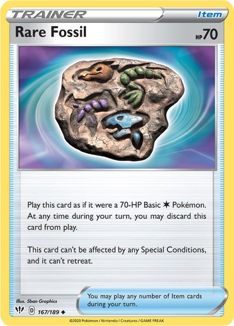 Rare Fossil – SWSH03: Darkness Ablaze (Pokemon)