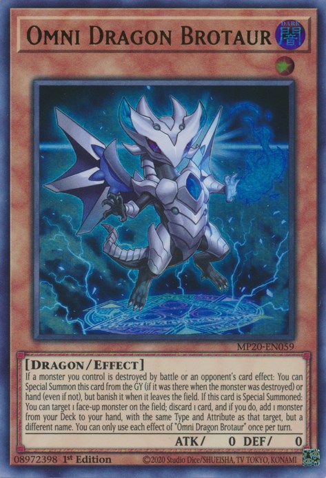Omni Dragon Brotaur – 2020 Tin of Lost Memories (YuGiOh)