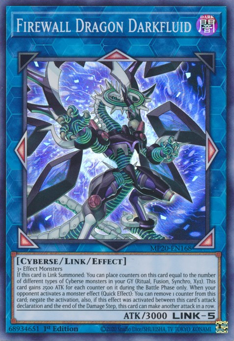 Firewall Dragon Darkfluid – 2020 Tin of Lost Memories (YuGiOh)