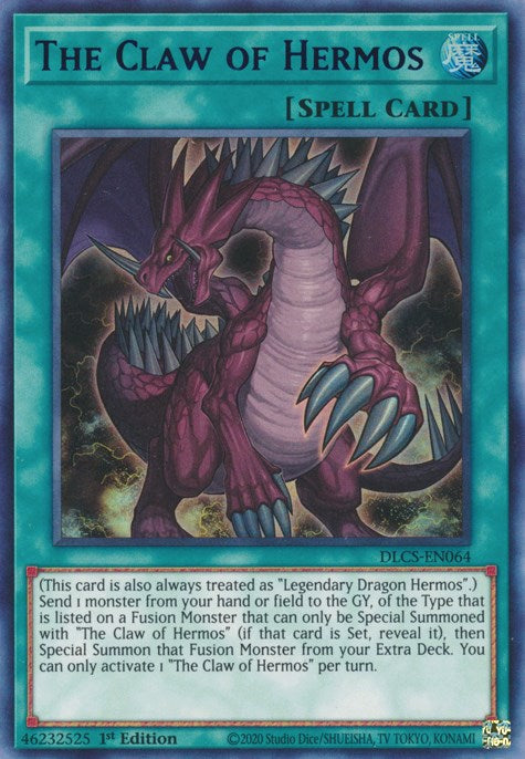 The Claw of Hermos (Blue) – Dragons of Legend: The Complete Series (YuGiOh)