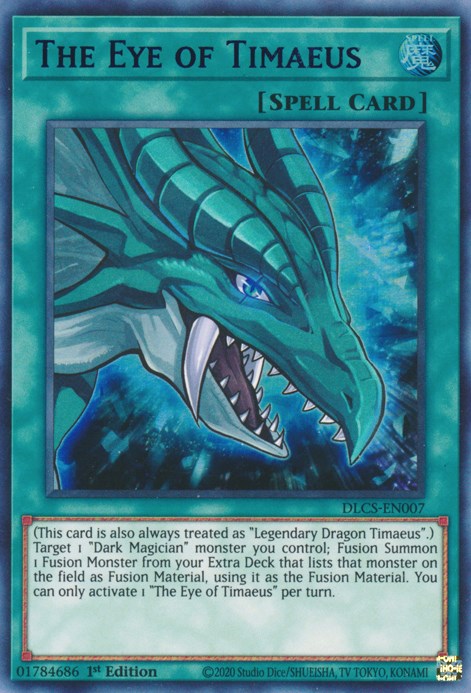 The Eye of Timaeus (Blue) – Dragons of Legend: The Complete Series (YuGiOh)