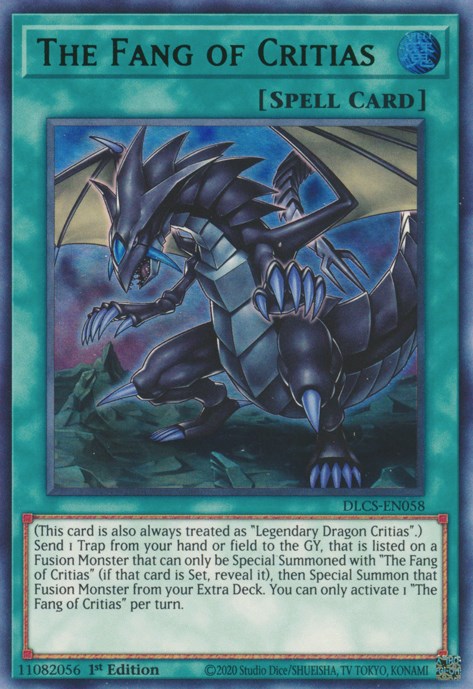 The Fang of Critias (Green) – Dragons of Legend: The Complete Series (YuGiOh)