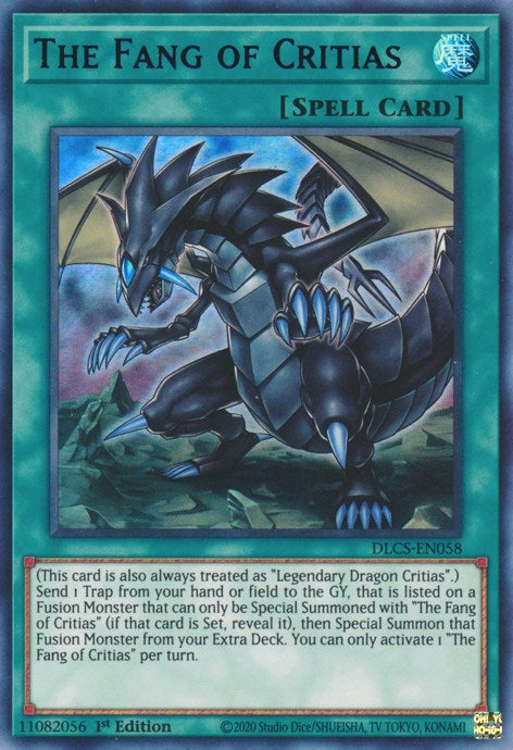 The Fang of Critias (Purple) – Dragons of Legend: The Complete Series (YuGiOh)