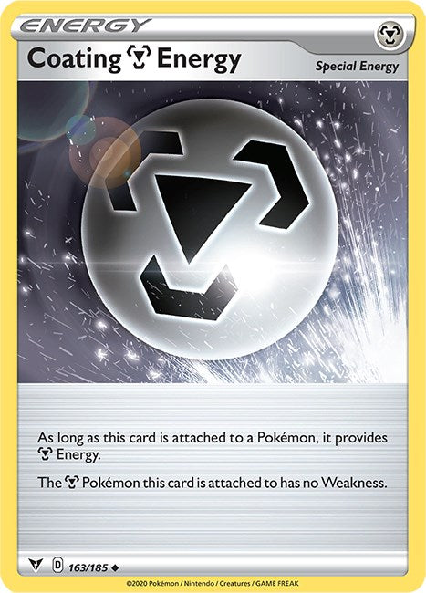 Coating Metal Energy – SWSH04: Vivid Voltage (Pokemon)