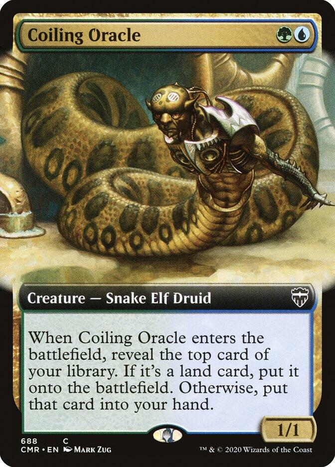Coiling Oracle (Extended Art) – Commander Legends (Magic: The Gathering)