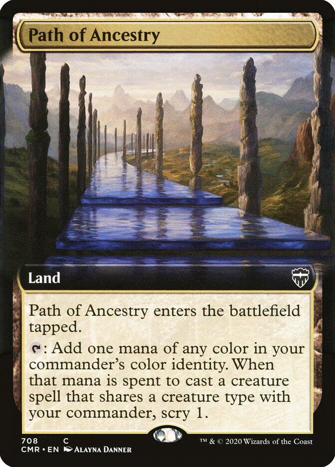 Path of Ancestry (Extended Art) – Commander Legends (Magic: The Gathering)