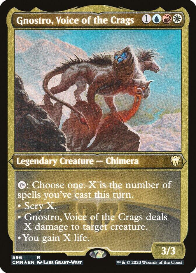 Gnostro, Voice of the Crags (Foil Etched) – Commander Legends (Magic: The Gathering)