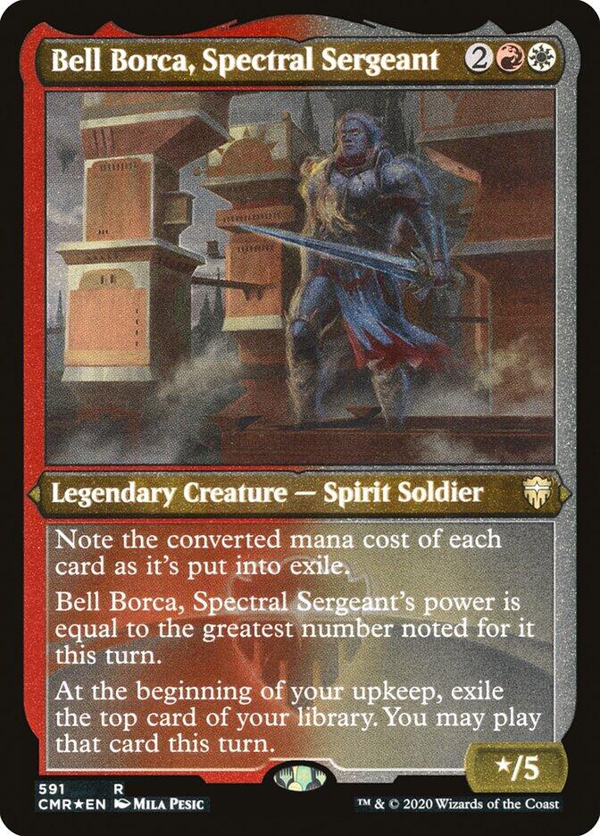 Bell Borca, Spectral Sergeant (Foil Etched) – Commander Legends (Magic: The Gathering)