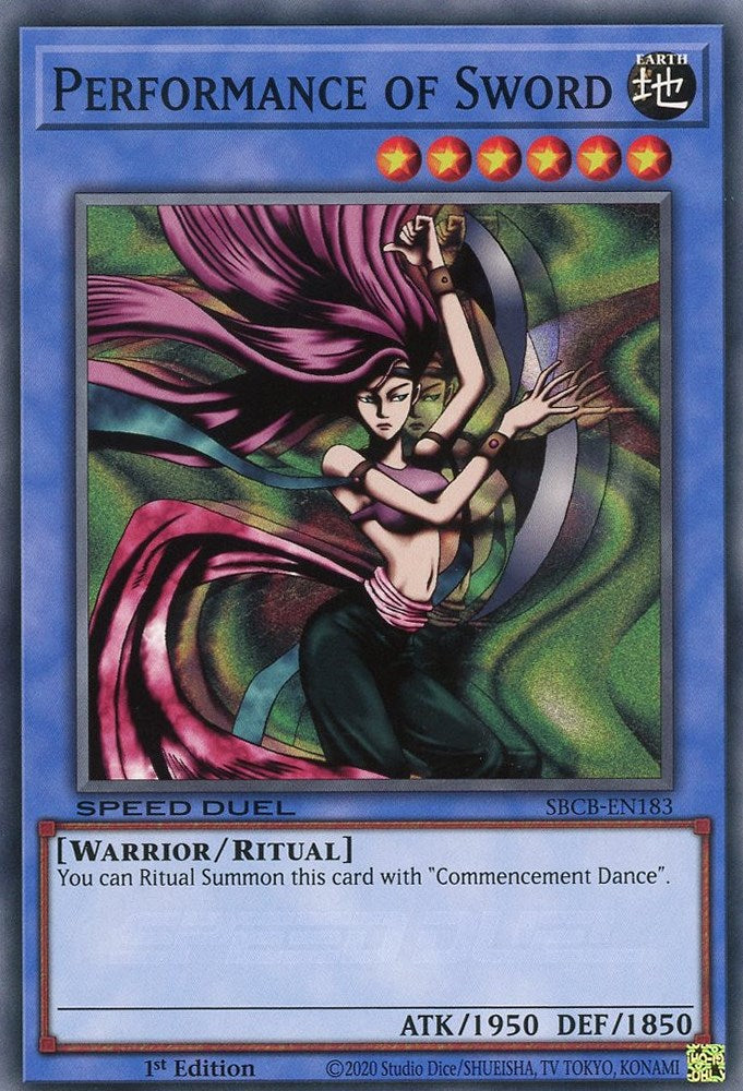 Performance of Sword – Speed Duel: Battle City Box (YuGiOh)