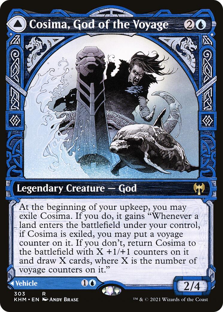 Cosima, God of the Voyage (Showcase) – Kaldheim (Magic: The Gathering)