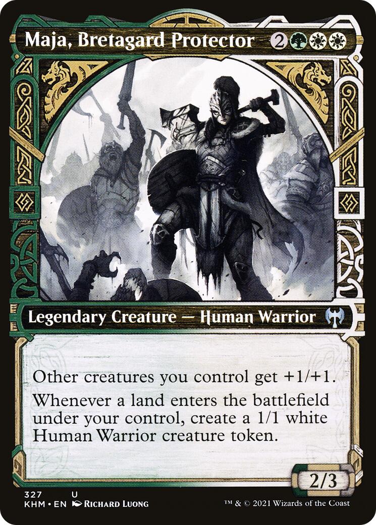Maja, Bretagard Protector (Showcase) – Kaldheim (Magic: The Gathering)