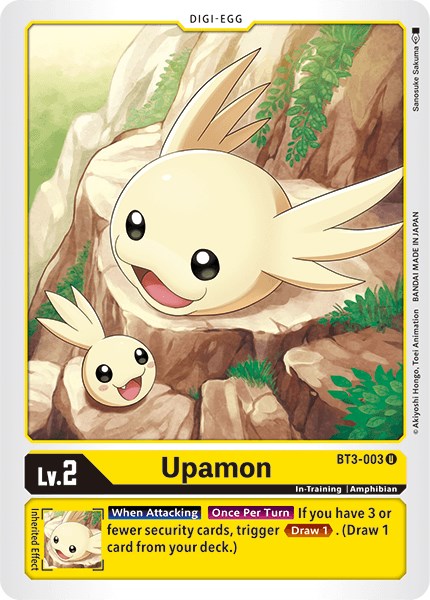Upamon - BT3-003 – Release Special Booster 1.5 (Digimon Card Game)