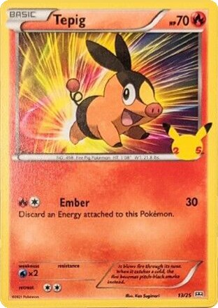 Tepig - 13/25 – McDonald's 25th Anniversary Promos (Pokemon)