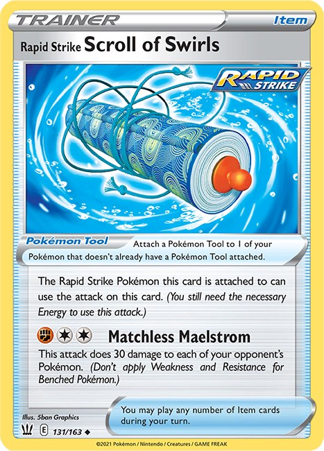Rapid Strike Scroll of Swirls – SWSH05: Battle Styles (Pokemon)